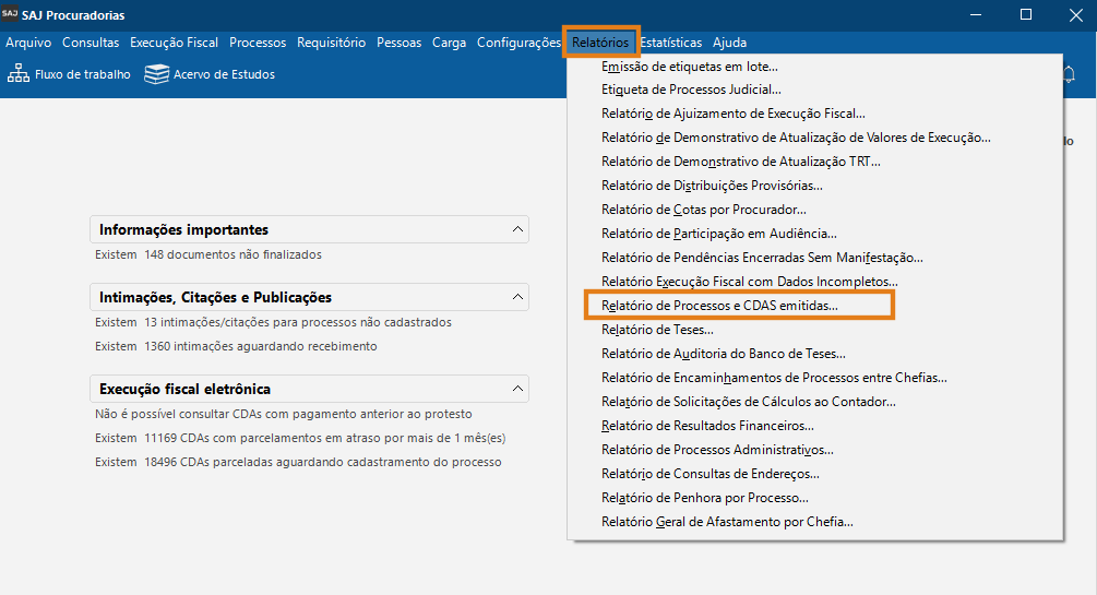 menu Relatório Processos e CDAs Emitidas.png
